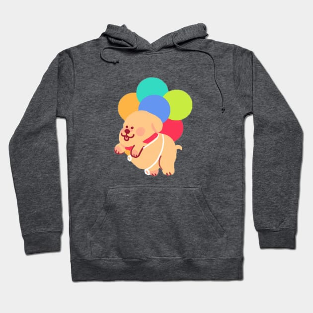 Balloon Pup Hoodie by liliuhms